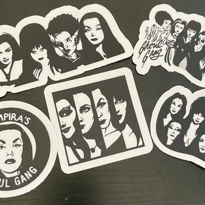 Hollywood Horror Hotties, Ghoul Girls sticker 5 pack image 1