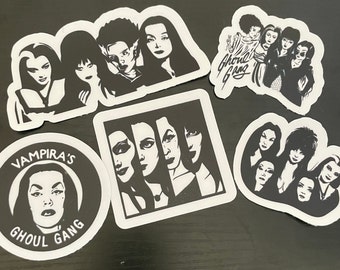 Hollywood Horror Hotties, Ghoul Girls sticker 5 pack