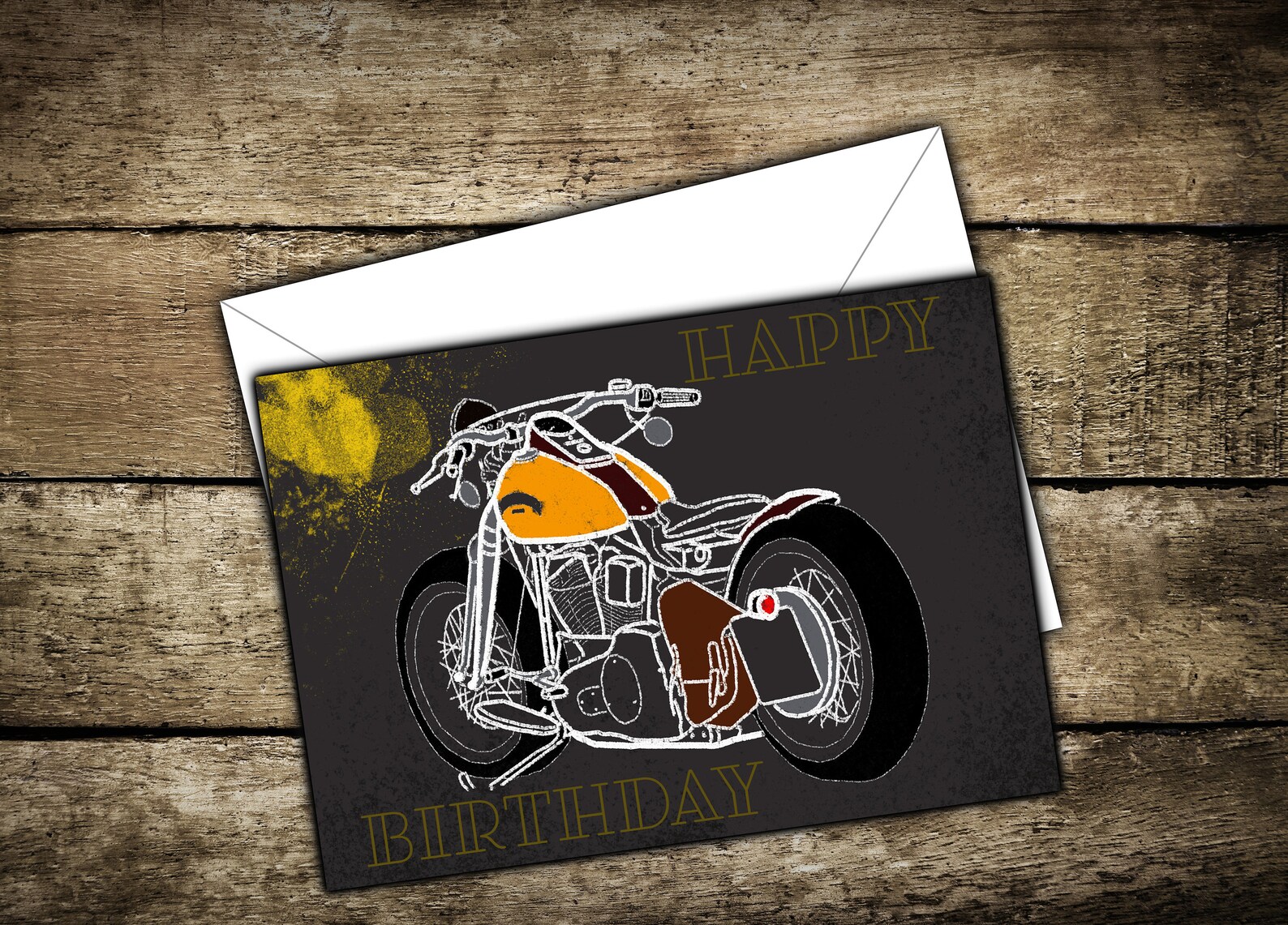 harley davidson greeting cards