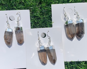 Smokey Quartz Earrings