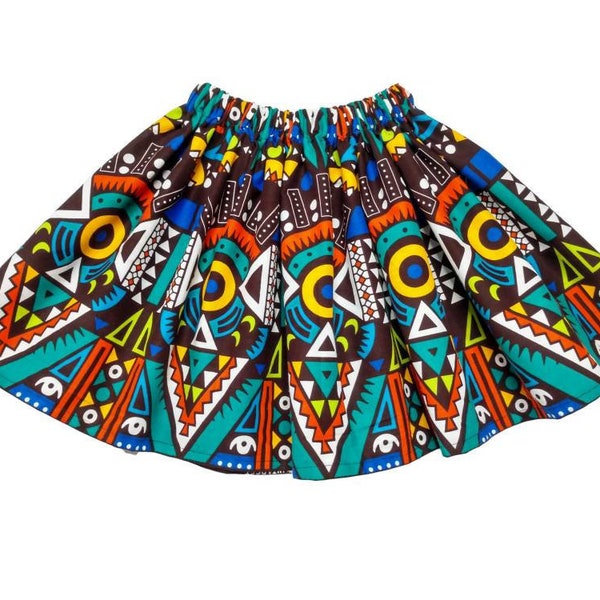 Kids African Clothing | Colorful Girls Skirt | Baby and Toddler African Print Skirts | Ankara Cute Baby Dress | Gifts for Baby Shower | Boho