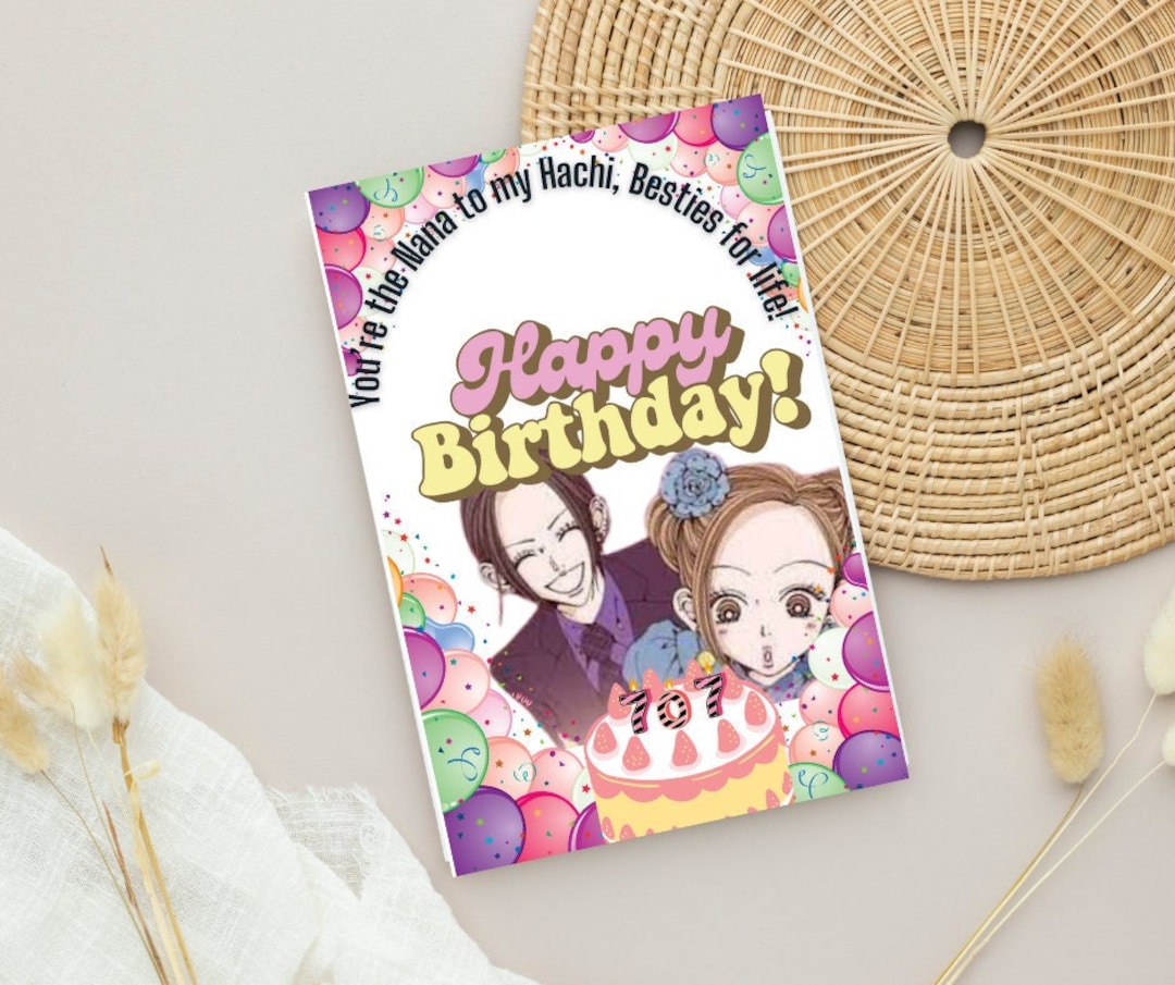 カードダスその他 nanaya Anime Nana Birthday Card. - Etsy