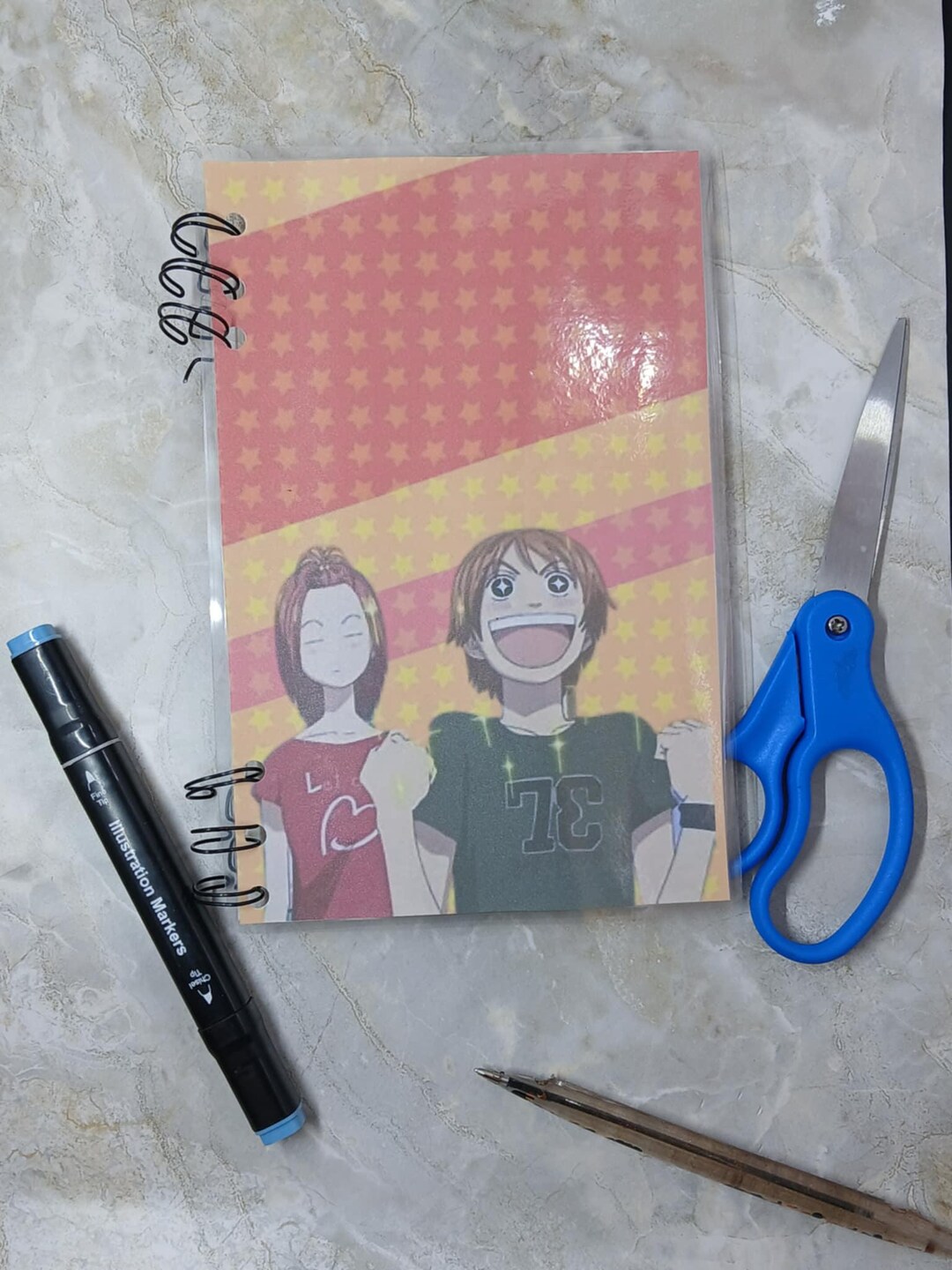 Lovely Anime, Spiral Bound Notebook, Anime Spiral Notebook Journal ...