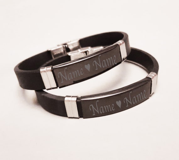 Silicone on sale couple bracelets
