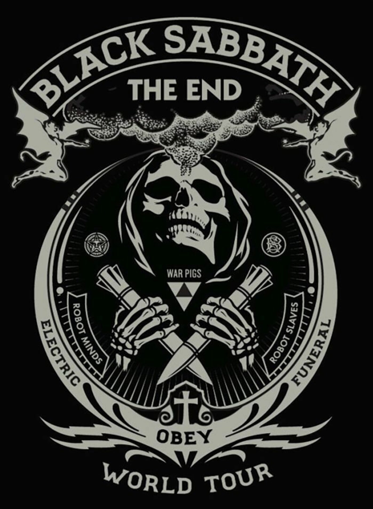 Black Sabbath World Tour Poster Etsy