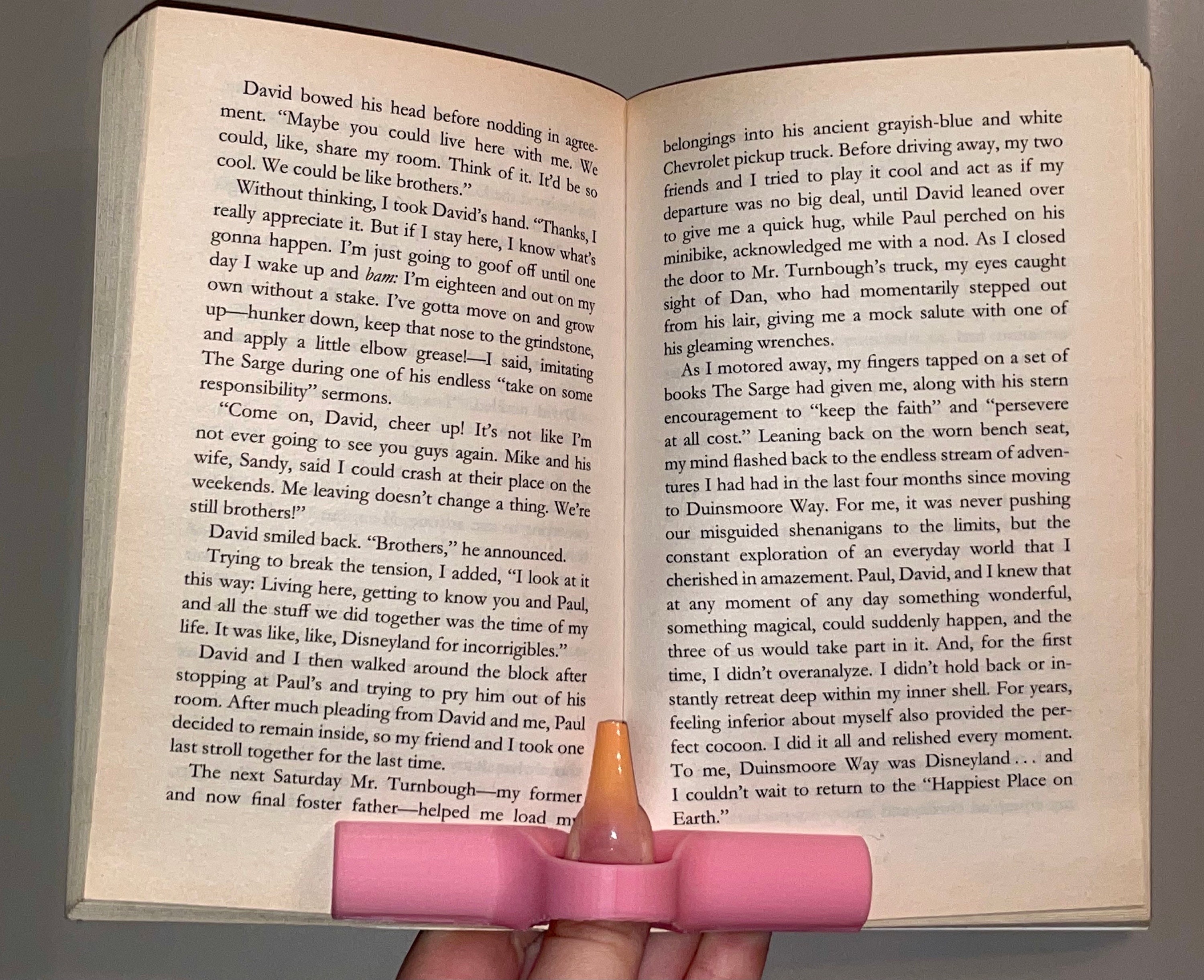 Page Holder One Hand Reading Reading Aid Etsy