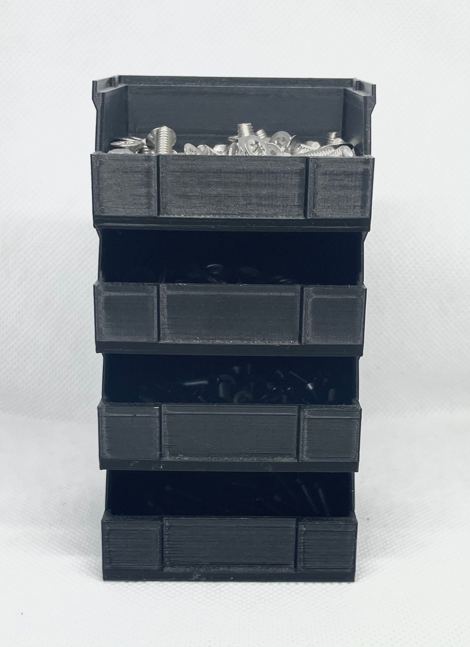 Stackable Screw Box Pack of 4 Small Storage Box Etsy