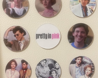 Magnets - Pretty In Pink 80s teen movie  kitchen magnets Molly ringwald