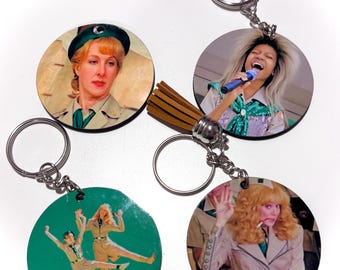 Troop Beverly Hills Keychain 90's Movie Nostalgia Shelly Long Round