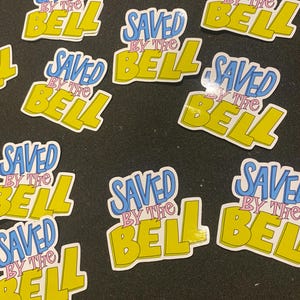 Saved By The Bell Stickers 90s retro teen tv free shipping