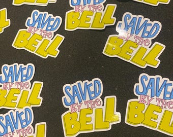 Saved By The Bell Stickers, 90s Retro TV Show