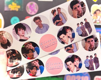 Pegatinas de la película Sixteen Candles – Hoja de pegatinas vintage de los 80 con John Hughes y Molly Ringwald