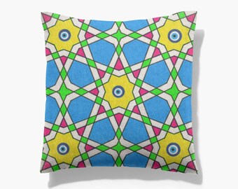 Protective Blue Pillow