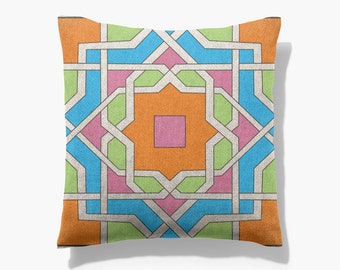 Colorful Mosaic Pillow