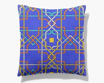 Indigo Mosaic Pillow