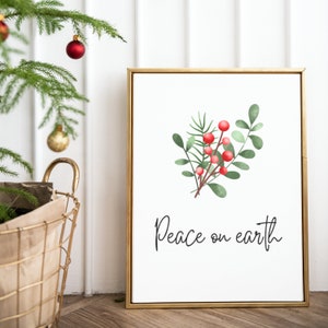 Printable Christmas Bible Verse Bundle Set of 6, Digital Christmas Wall ...