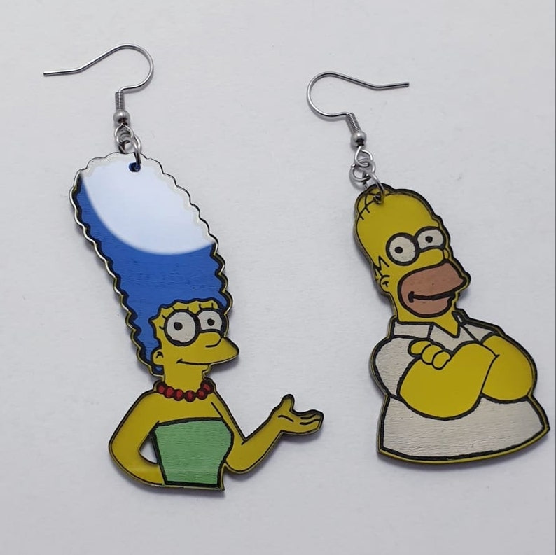 The Simpsons earrings