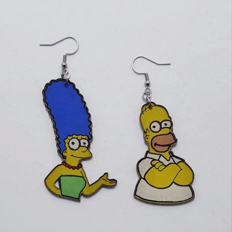 The Simpsons earrings