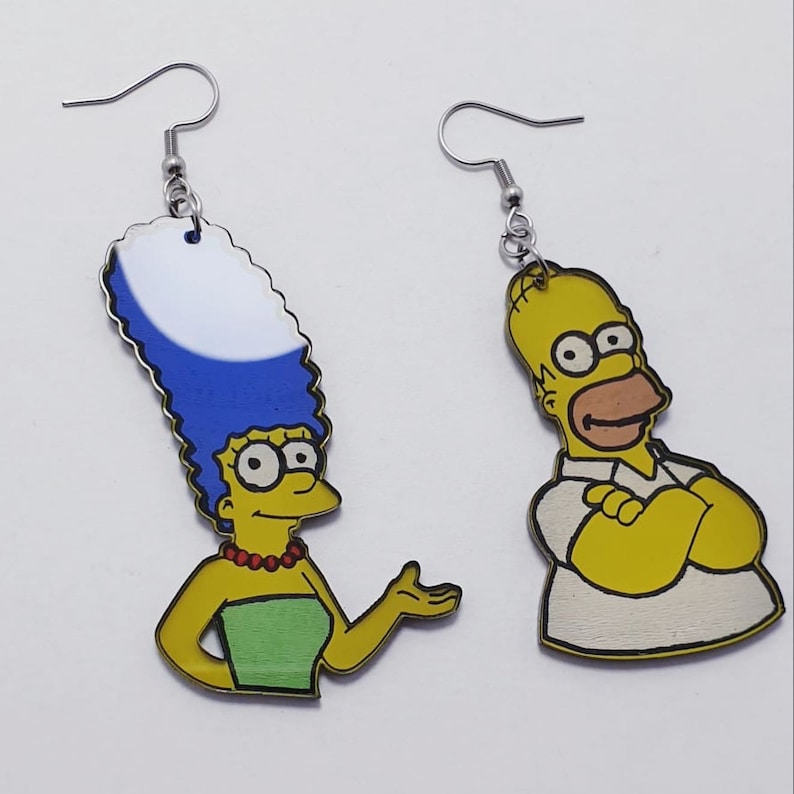 The Simpsons earrings
