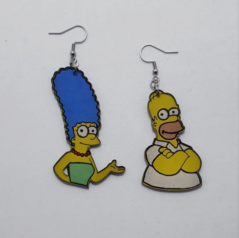 The Simpsons earrings