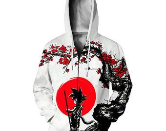 dragon ball z mens hoodies