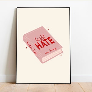 Twisted Hate Ana Huang Book Illustration Poster Book Girly Print Decor