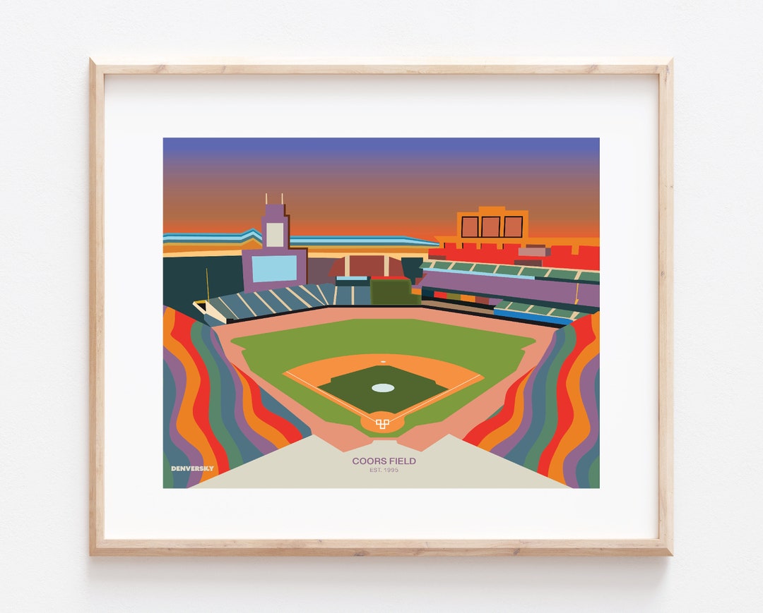 Denver, Colorado Rockies Art, Colorado Rockies Wall Art, Colorado