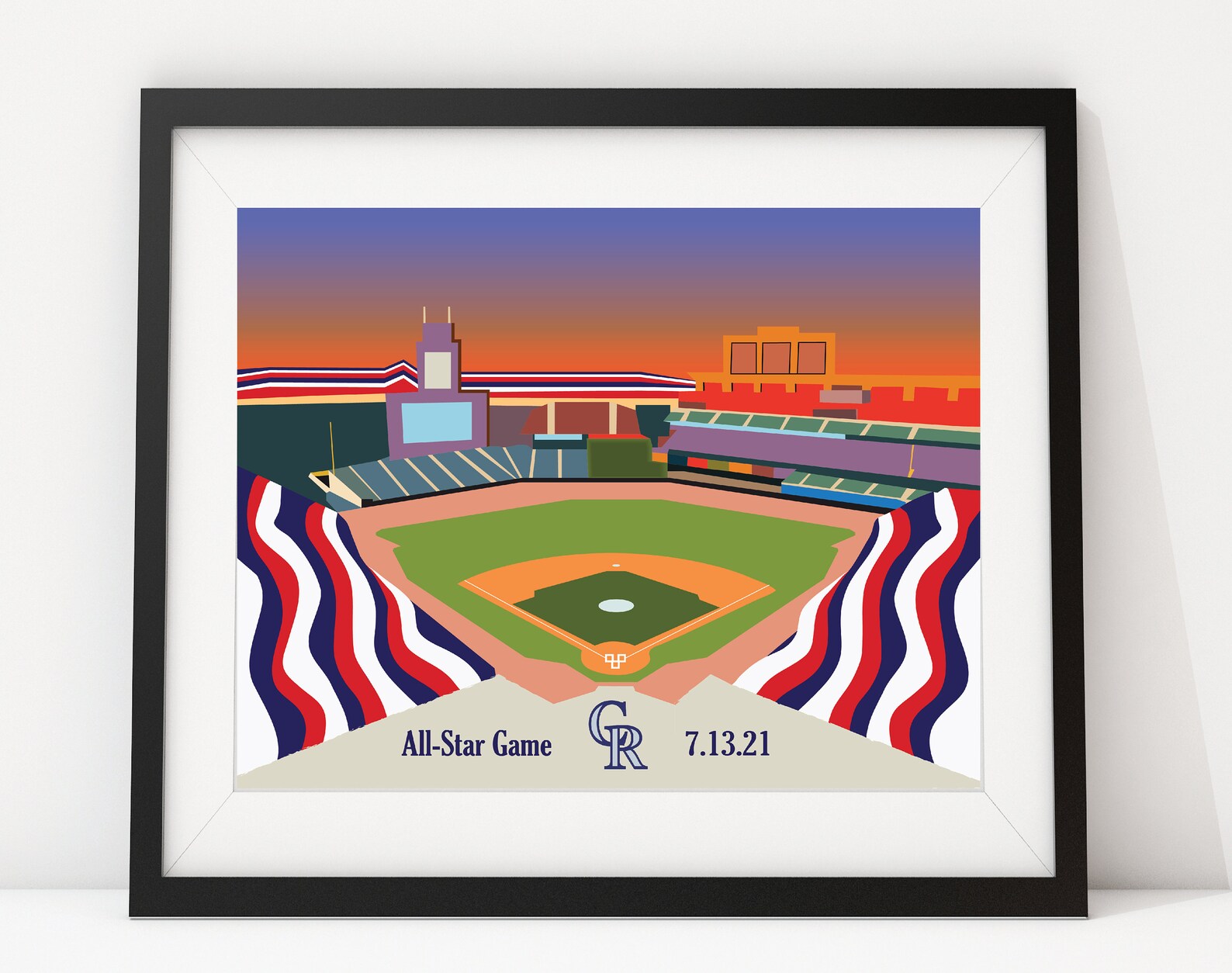 Colorado Rockies Wall Art All Star Game Rockies Print Etsy UK