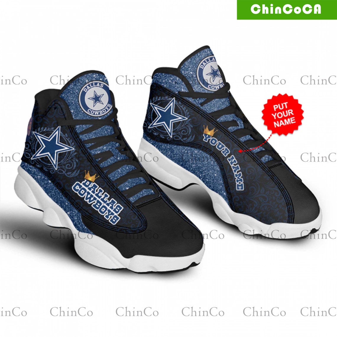 Dallas Cowboys Sneakers Breathable Comfortable Running Shoes Etsy