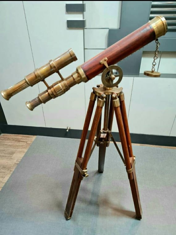 Astronomical Telescope & Tripod Floor Telescope Antique | Etsy