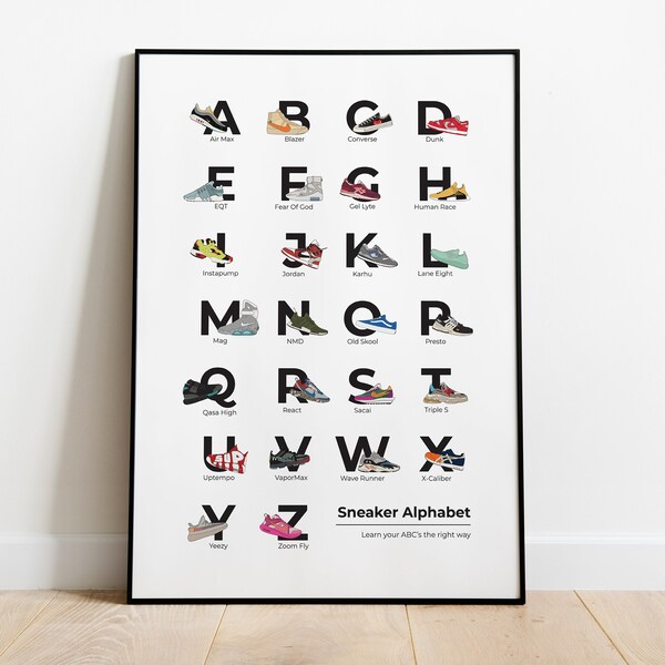 Sneaker Alphabet