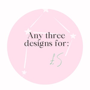 THREE FOR 5 POUNDS // Sticker Bundle