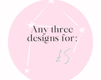 THREE FOR 5 POUNDS // Sticker Bundle