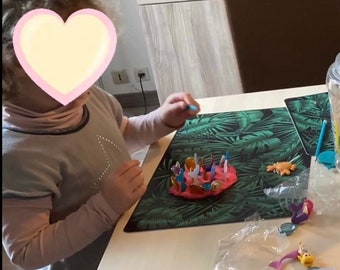 Libérez la créativité de votre enfant avec ce kit sensoriel sur le  thème des sirènes, jeu à emporter, jeu sensoriel, pâte à modeler saine