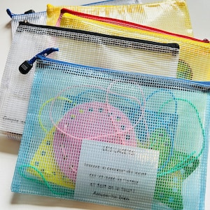 6 pochettes d'activités éducatives pré scolaire pour enfant de 3 à 6 ans  jeu de voyage jeu d'apprentissages compter laçage tri des couleurs