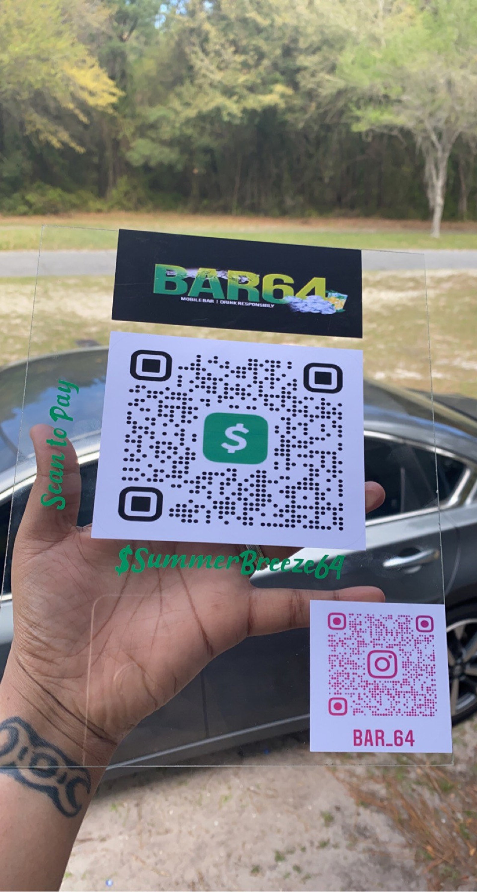Pay Me Plaque Cashapp Plaque QR Code Reader for Etsy