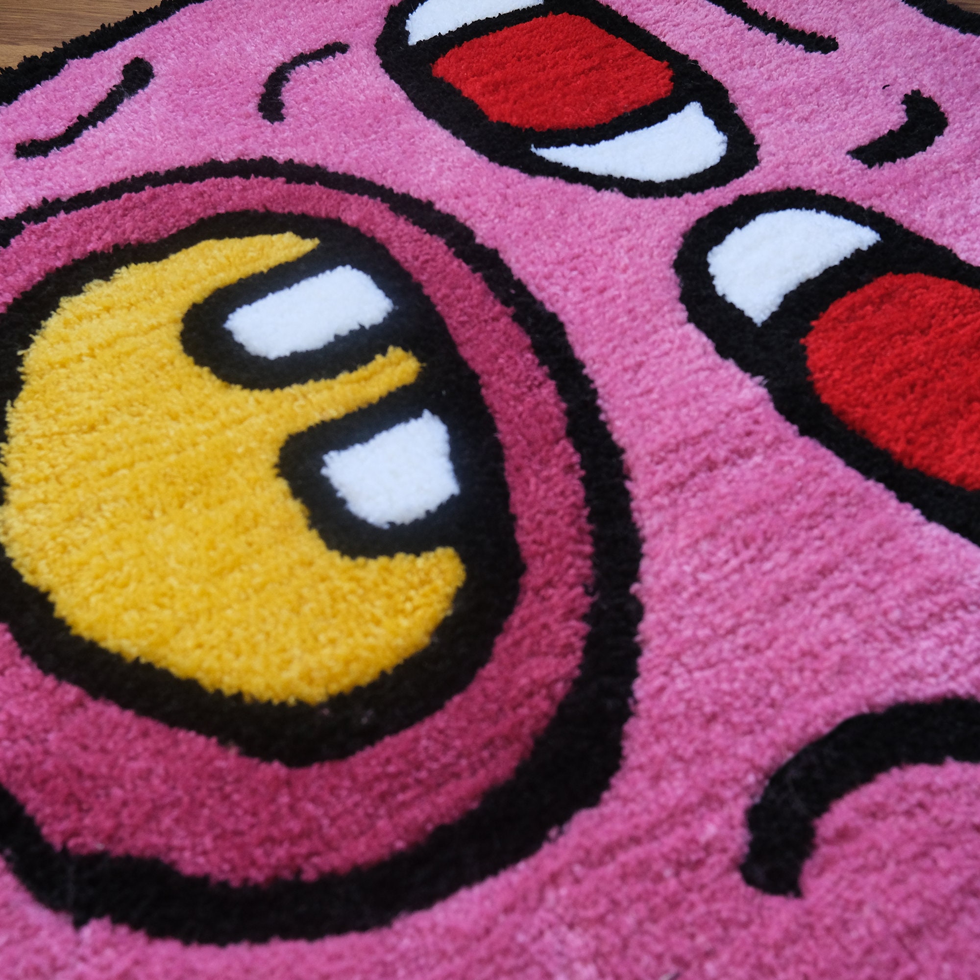 Cherry Bomb Rug / Handmade Cherry Bomb Rug / Handmade Tufted Etsy