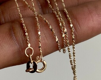10k Gold Chain - Etsy