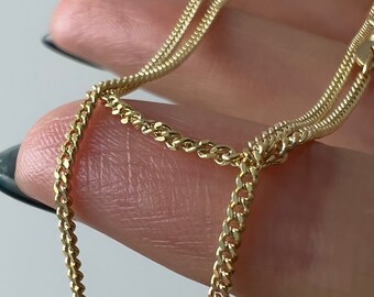 with Secure Lobster Lock Clasp Jewel Tie 10k Yellow Gold 1.65mm Diamond-Cut Cable Chain Necklace with Secure Lobster Lock Clasp Jewel Tie 10k Yellow Gold 1.65mm Diamond-Cut Cable Chain Necklace
