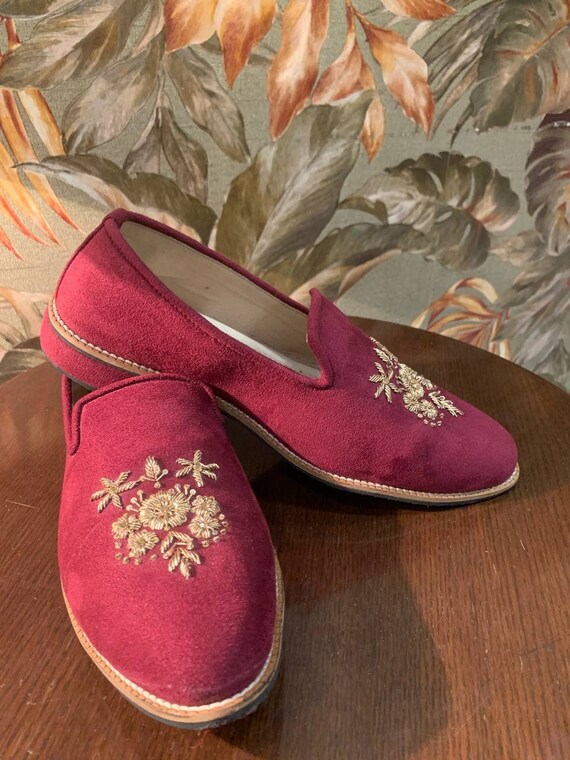 Black Velvet Shoes Sherwani Shoe Groom Shoes Maroon Wedding Shoes Maroon Shoes Mojari Jutia Men Wedding Shoes Mojadi Sherwani Jutti Men