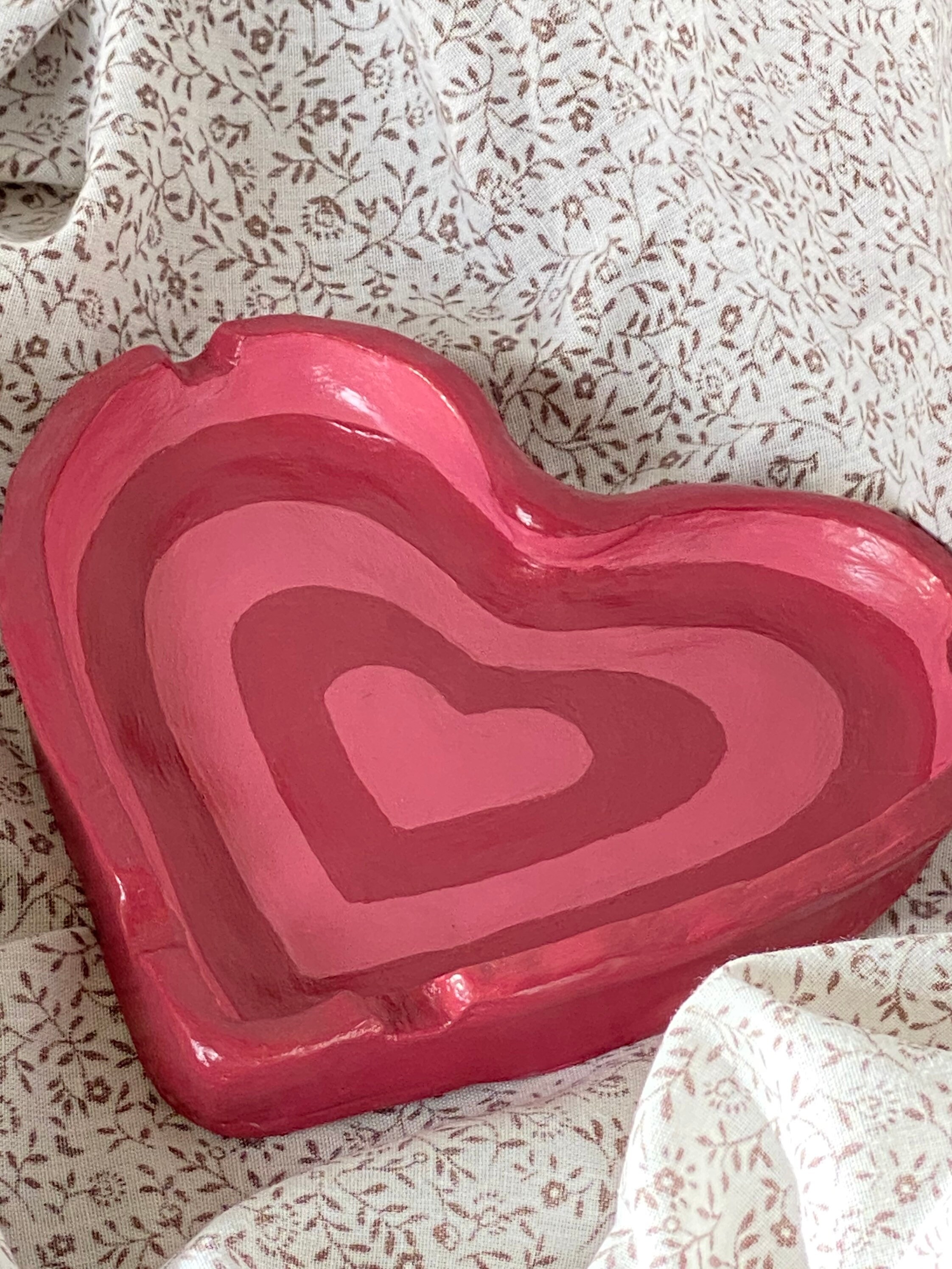 Clay Love Heart Ash Tray Etsy Australia