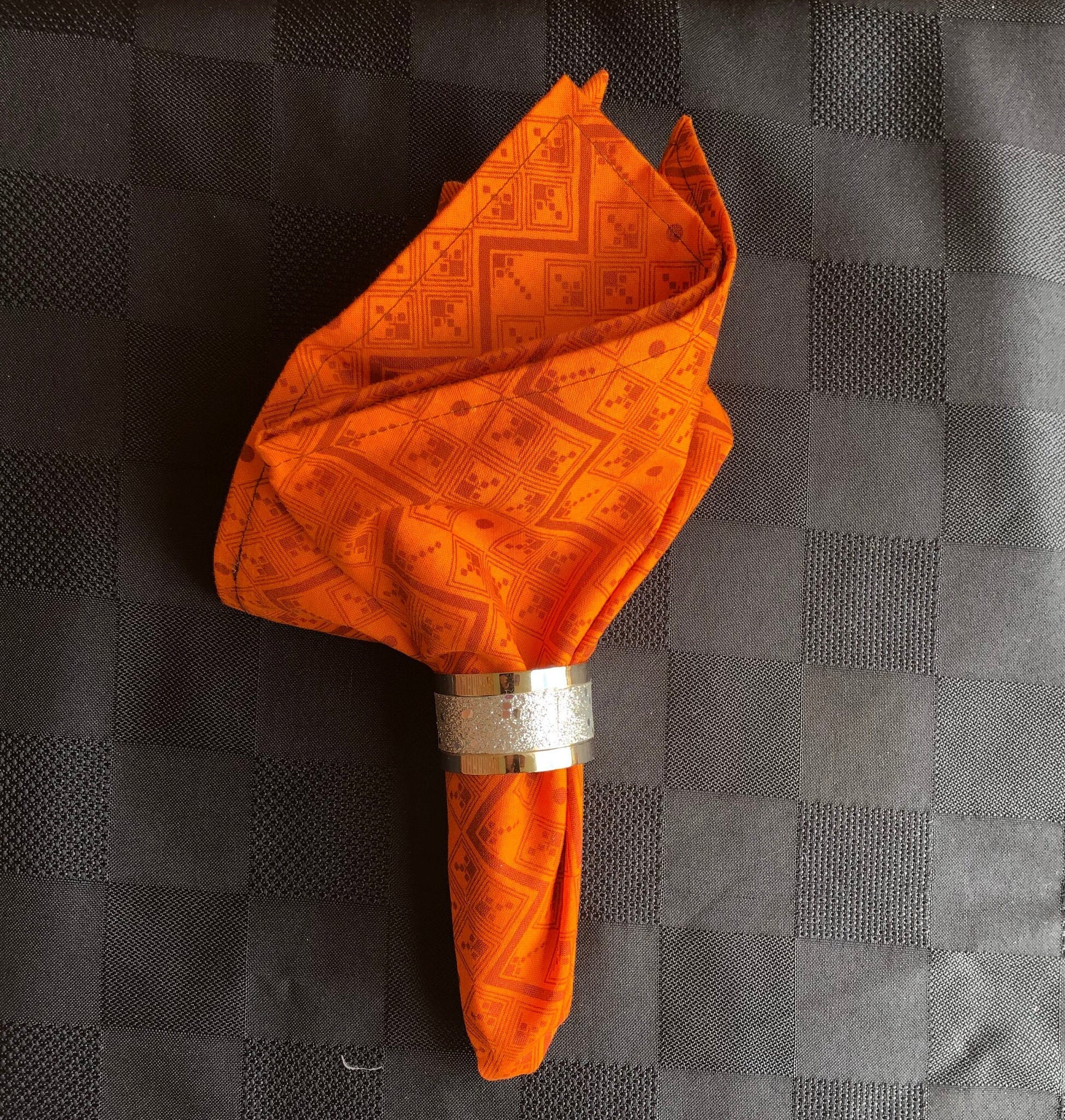 Reusable cloth table napkins set of 4 full size napkins. Etsy