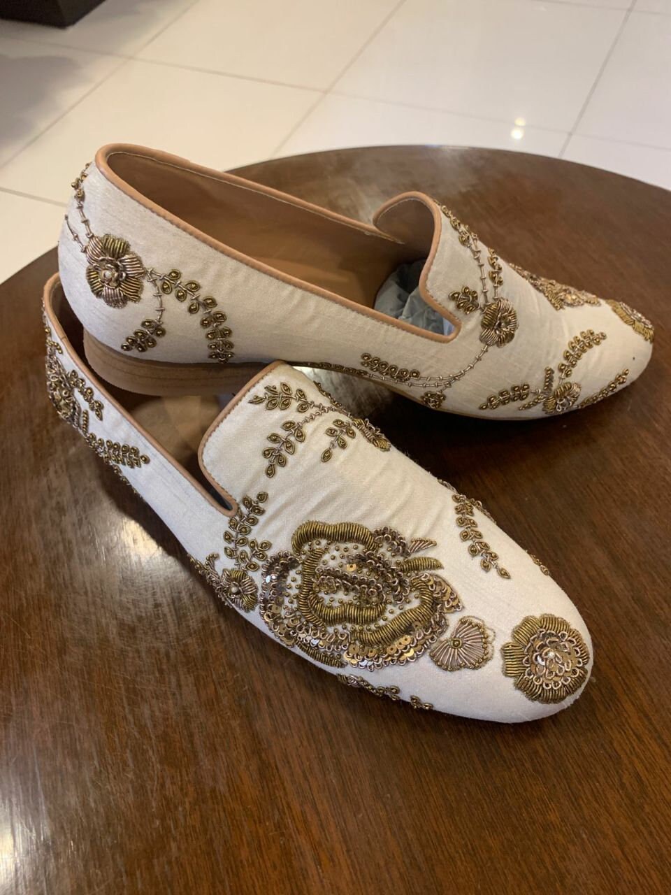 groom shoes men mojari Rajasthani jutti Gold shoes men jutti mojari men jooti mojari wedding shoes White sherwani loafer groomman jutti shoe Shoes Mens Shoes Juttis & Mojaris 