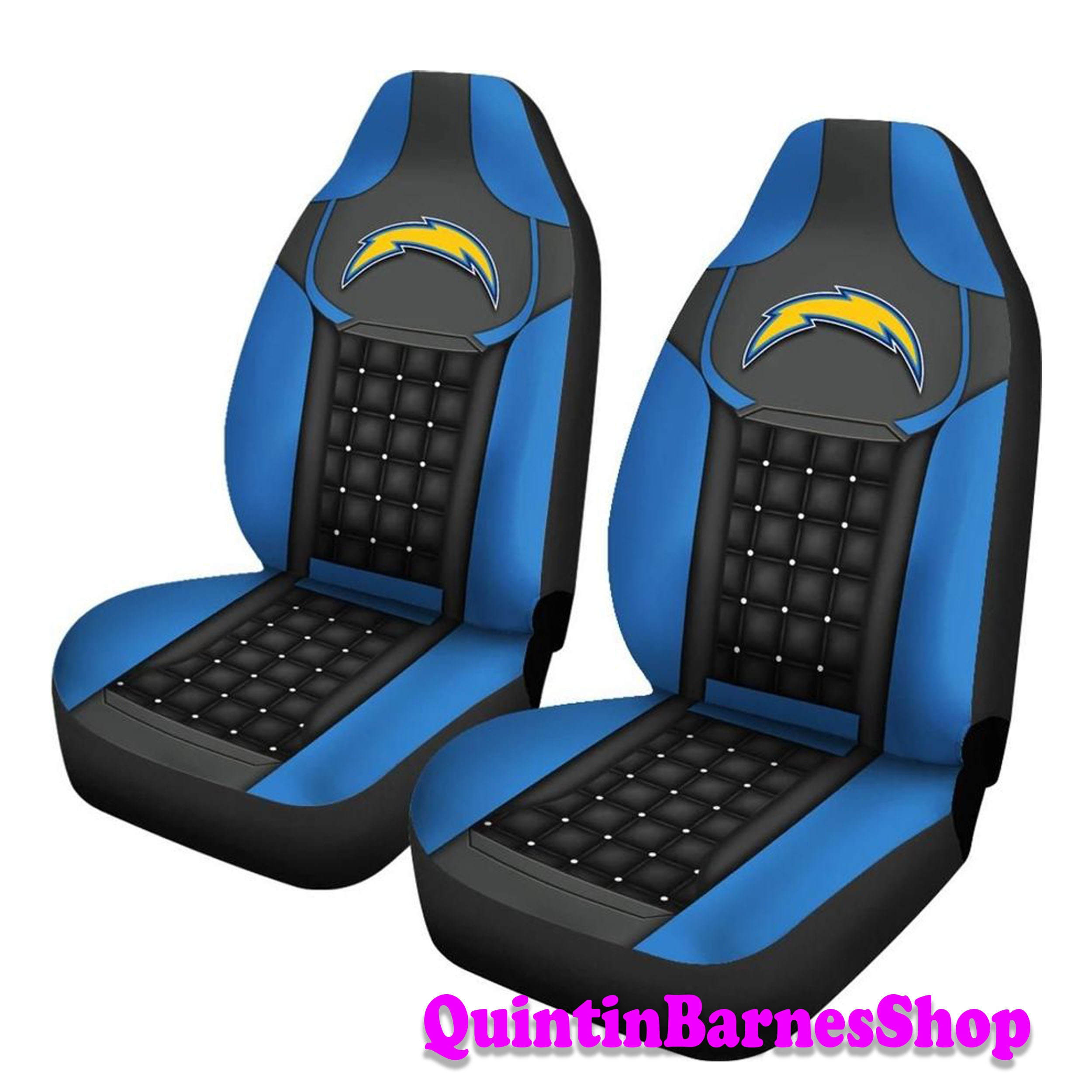 Los Angeles Chargers Car Seat Covers NFL Car Seat cover Etsy
