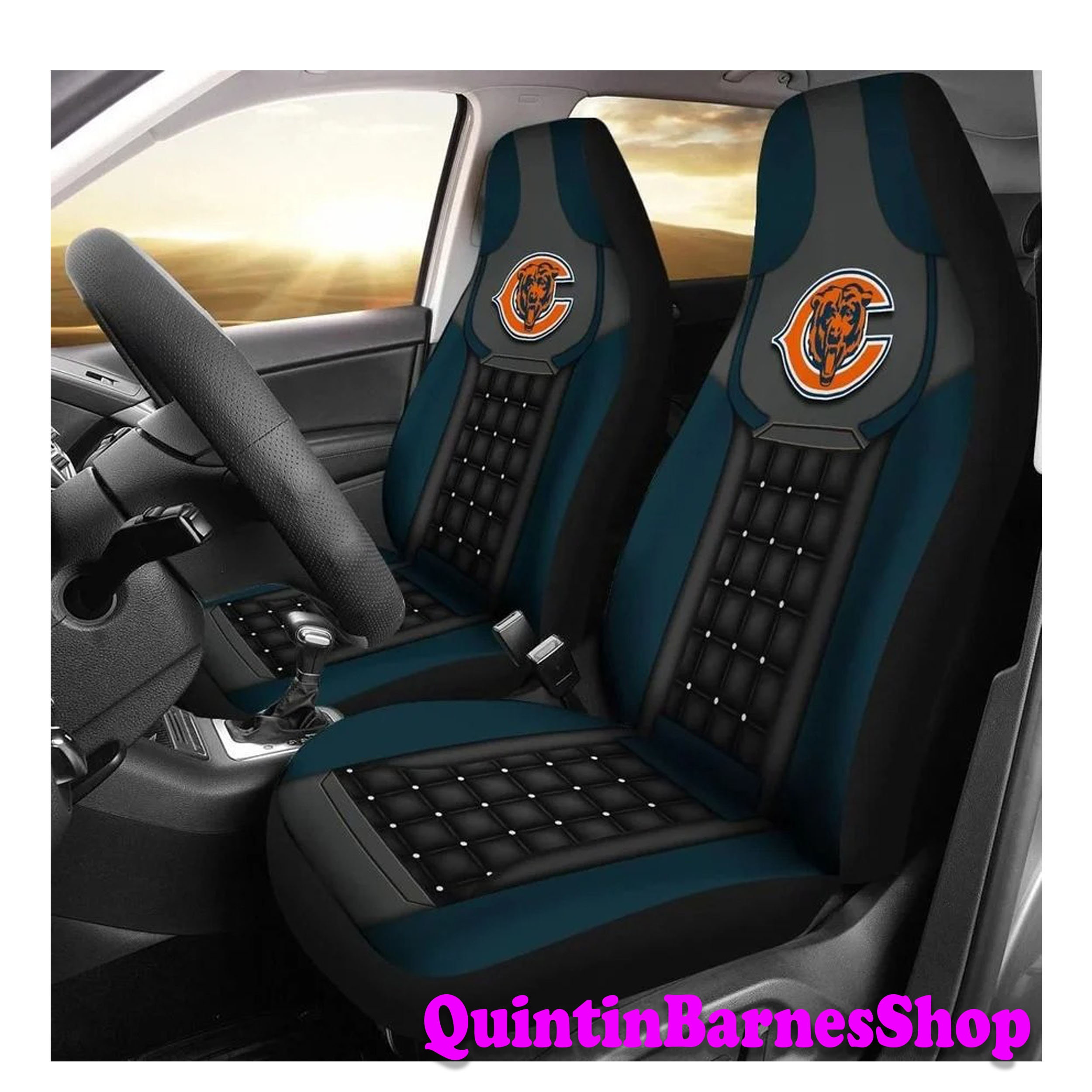 Chicago Bears Car Seat Covers NFL Car Seat Cover Gifts NFL Etsy