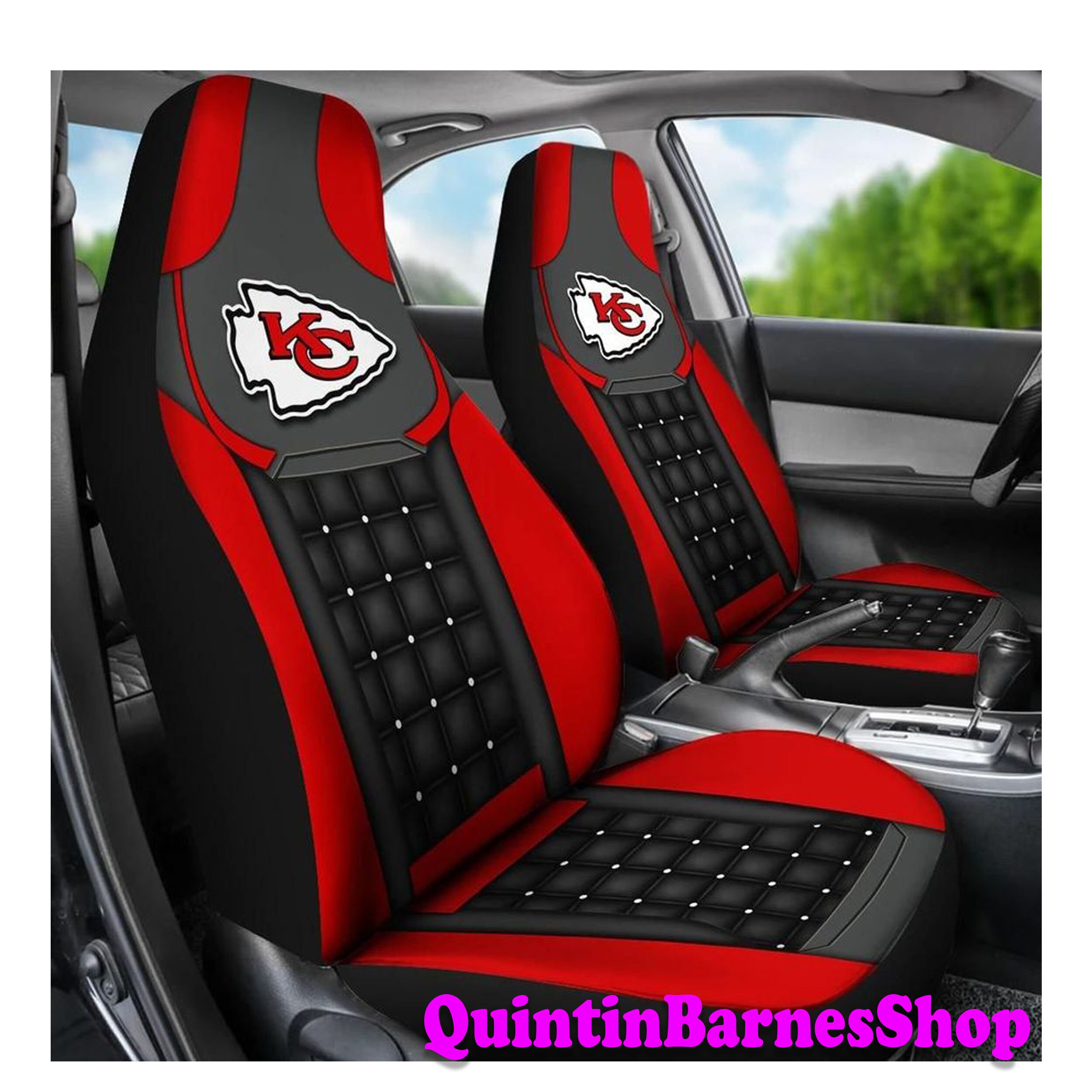 Kansas City Chiefs Car Seat Covers NFL Car Seat cover Gifts Etsy