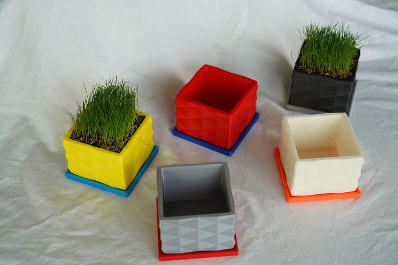 The Desk Lawn Mini 3D Model .STL Personal Printing Only Indoor Planter