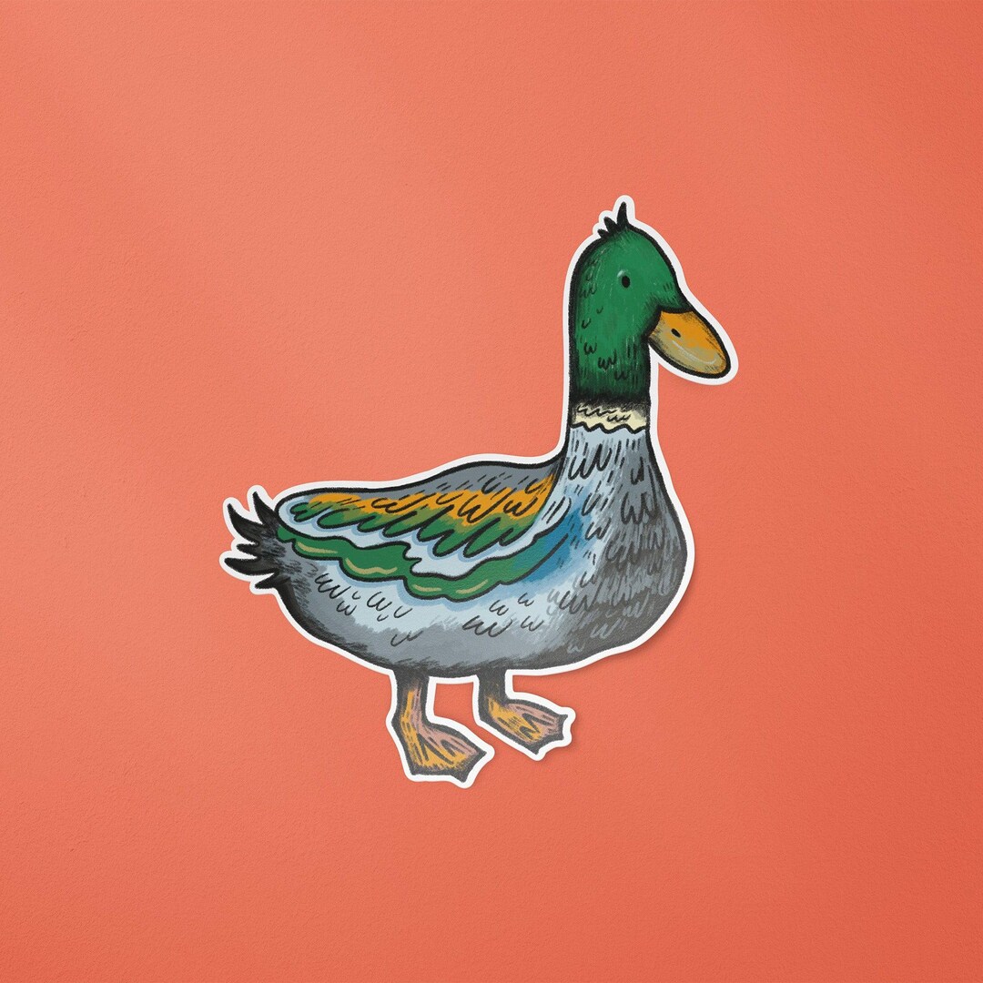 Duck Sticker - Etsy
