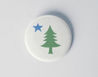 Maine Bicentennial Button (1” Round)