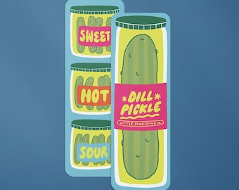Pickle Double-Sided Bookmark